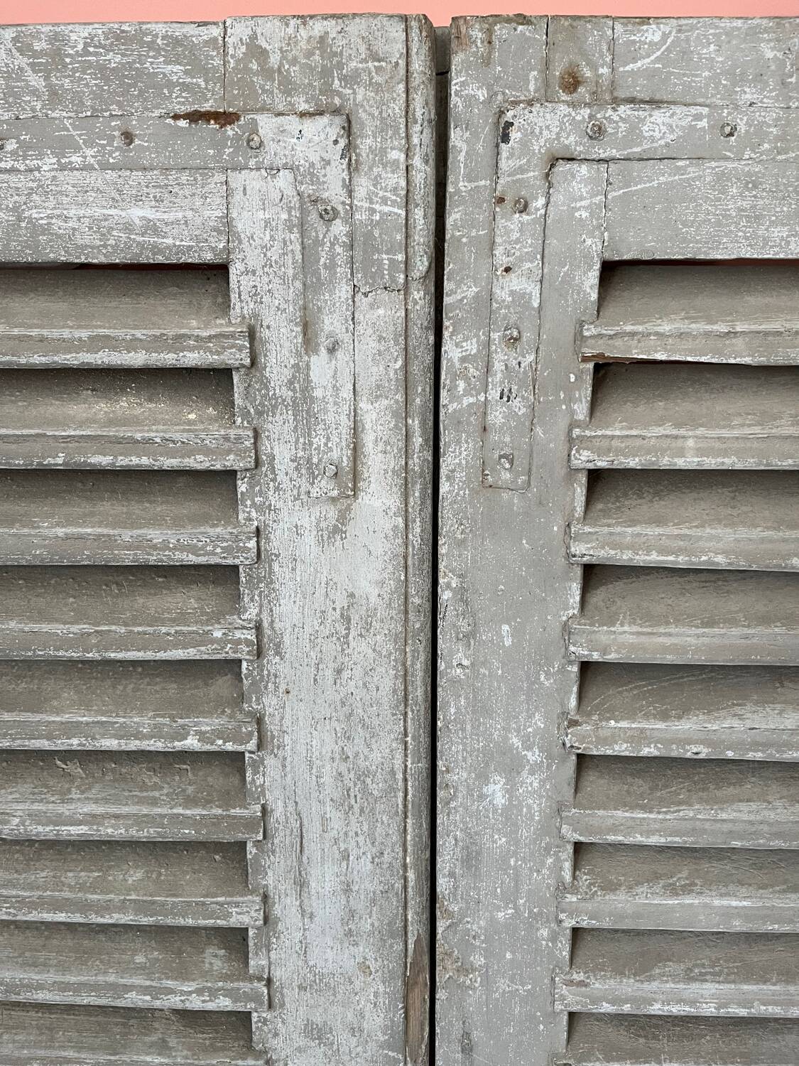 Pair of antique shutters