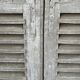 Pair of old shuttered windows