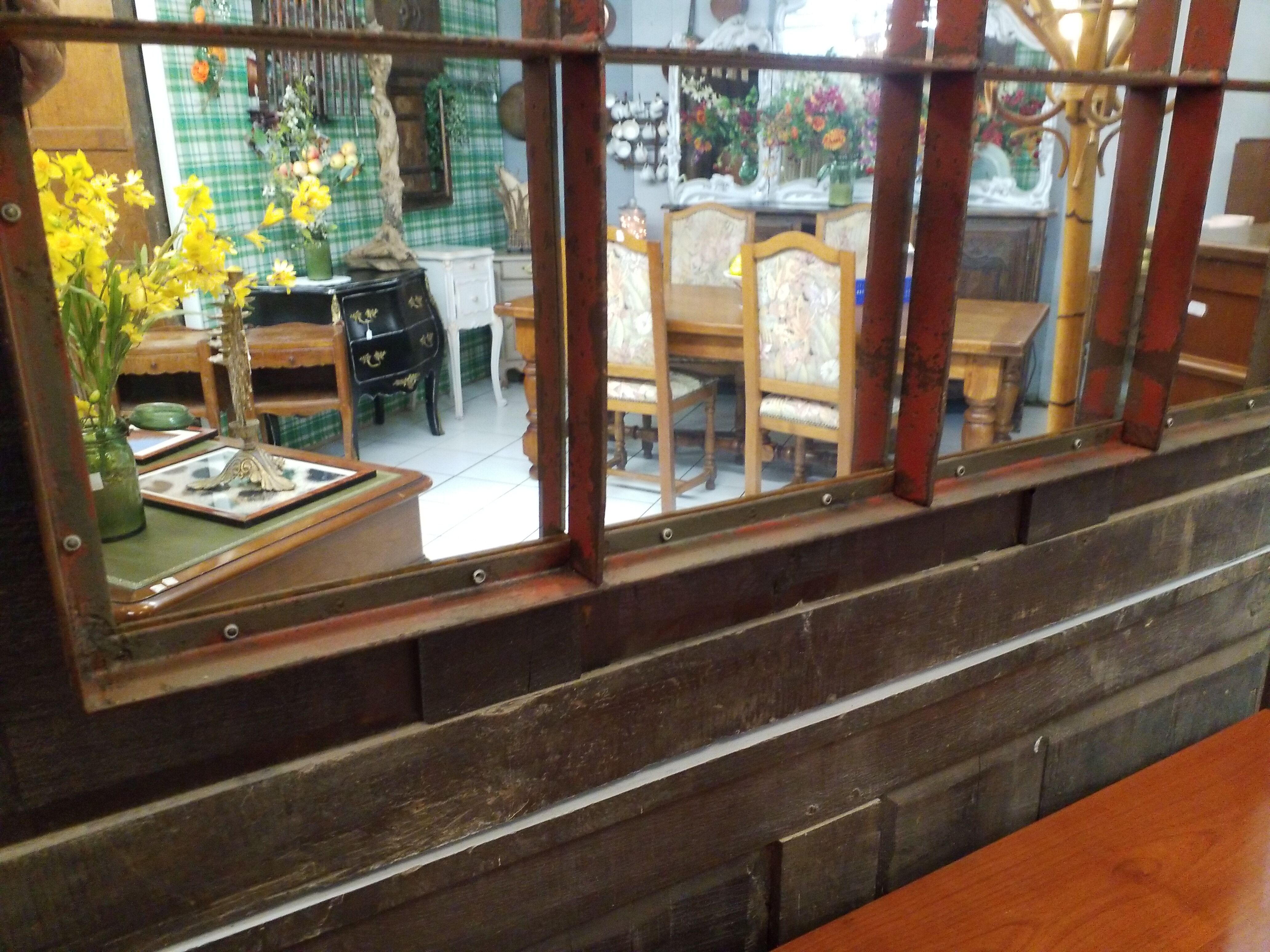 Industrial mirror 100x82cm