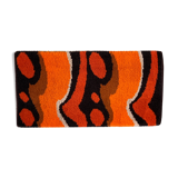 130 x 70 cm rectangular orange seventies carpet