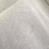 6 old damask linen napkins.