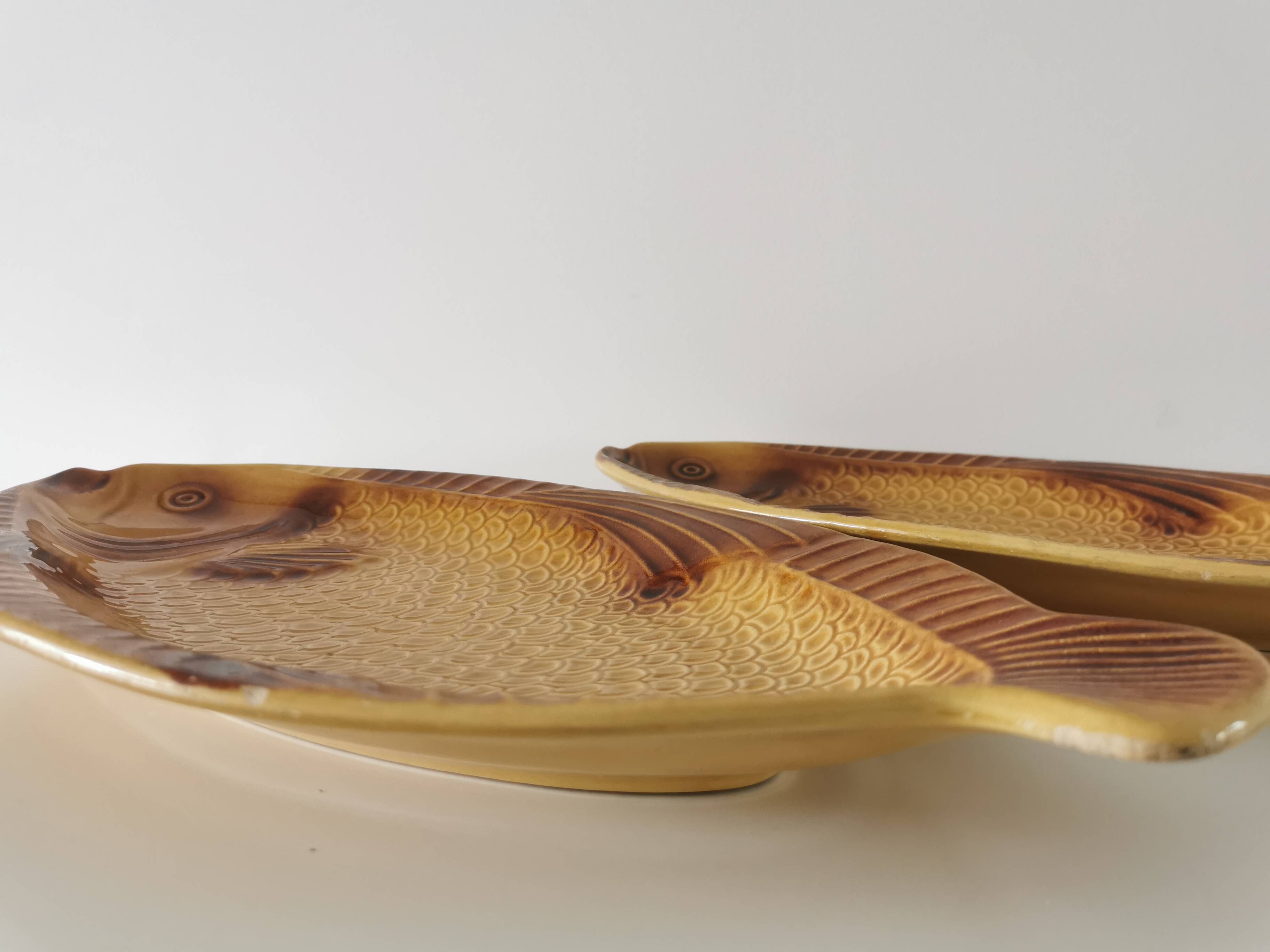 Vintage Fish Serving Plate: KIL Yugoslavia Mid-Century Tableware