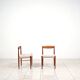 2 chaises de salle à manger en teck par HW Klein pour Bramin Mobler