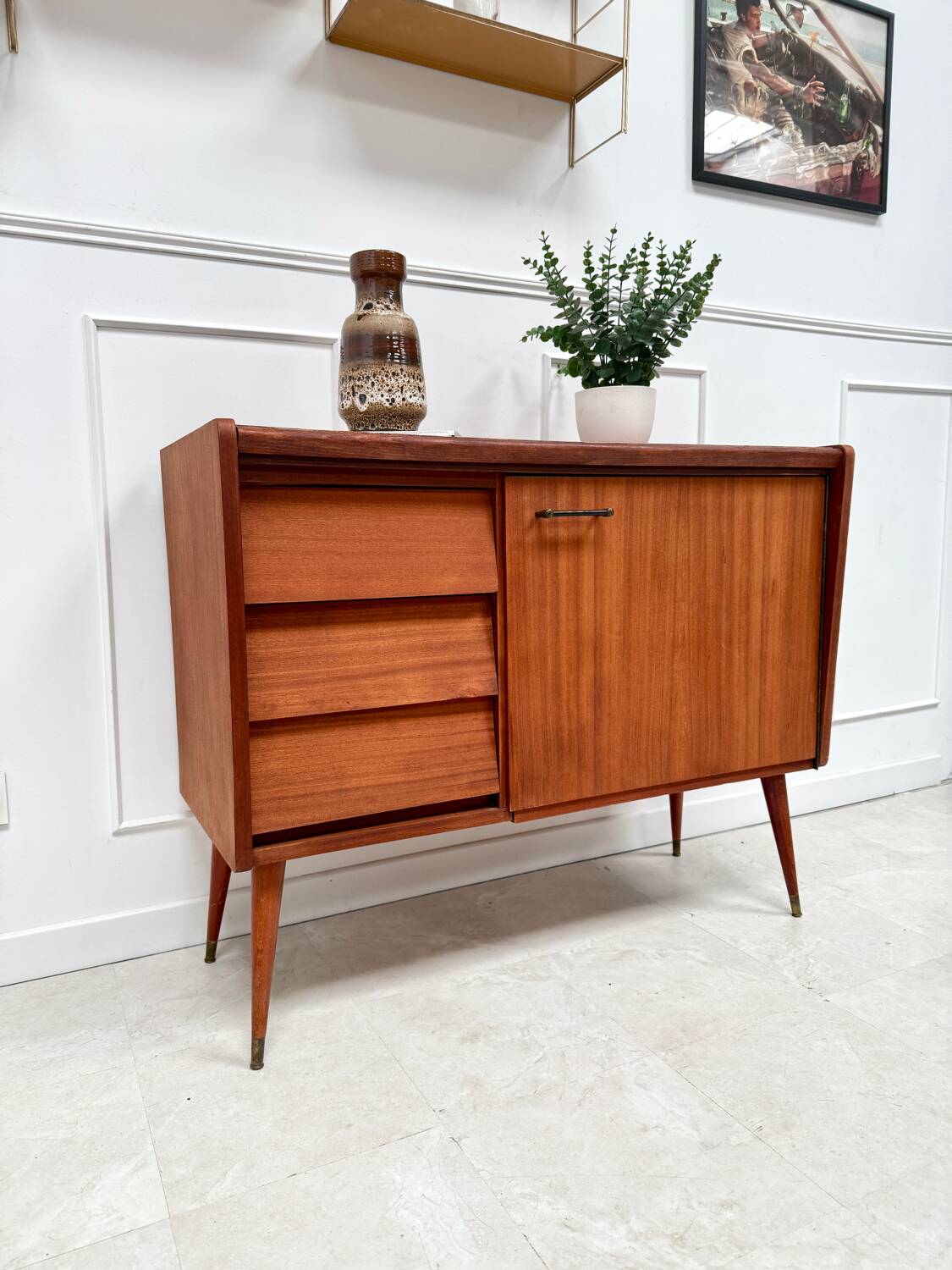 Buffet vintage pieds compas