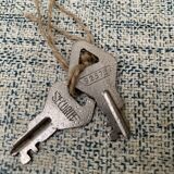 Vintage aluminum suitcases 1950