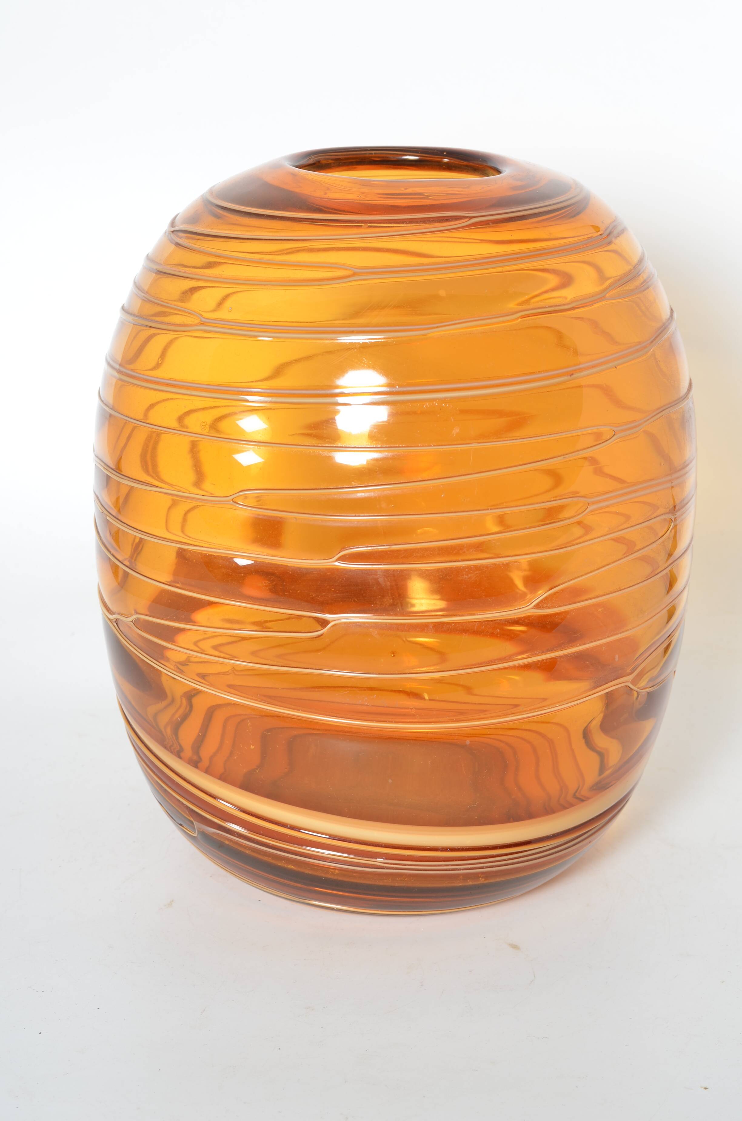 Amber Murano vase