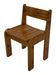 Vintage solid pine chair Ate van Apeldoorn design