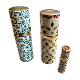 Set of Guerlain enamelled bottles