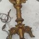 Pied de lampe en bronze du XIX siècle
