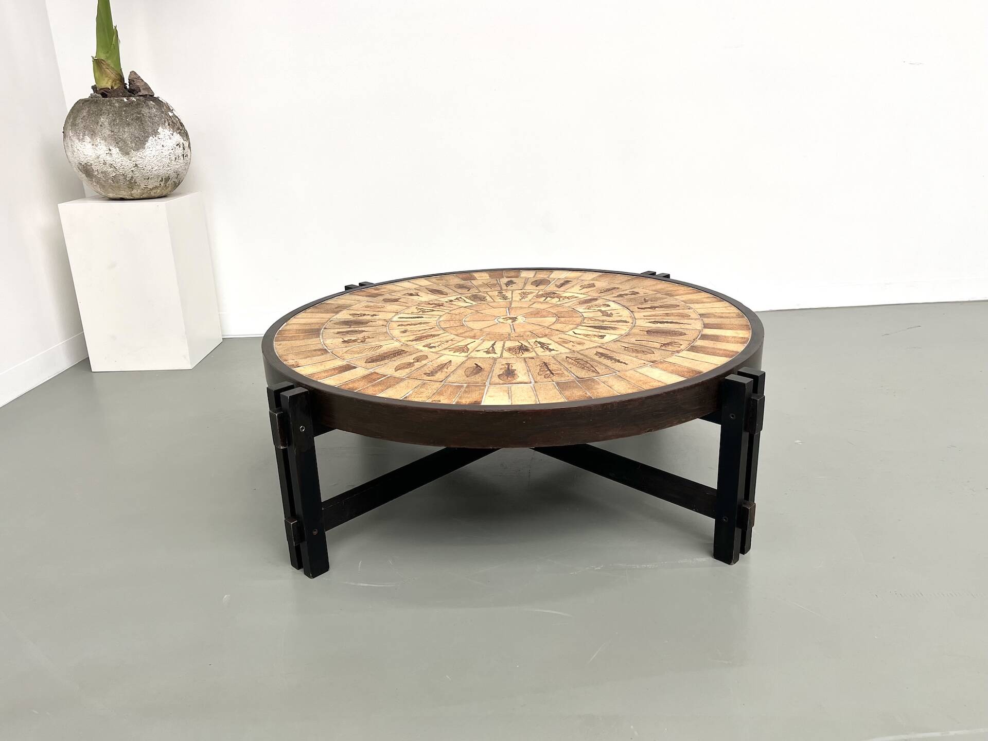 "Les Herbiers" coffee table by Roger Capron