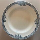 Set of 4 deep plates and 2 flat plates Lily Longchamp