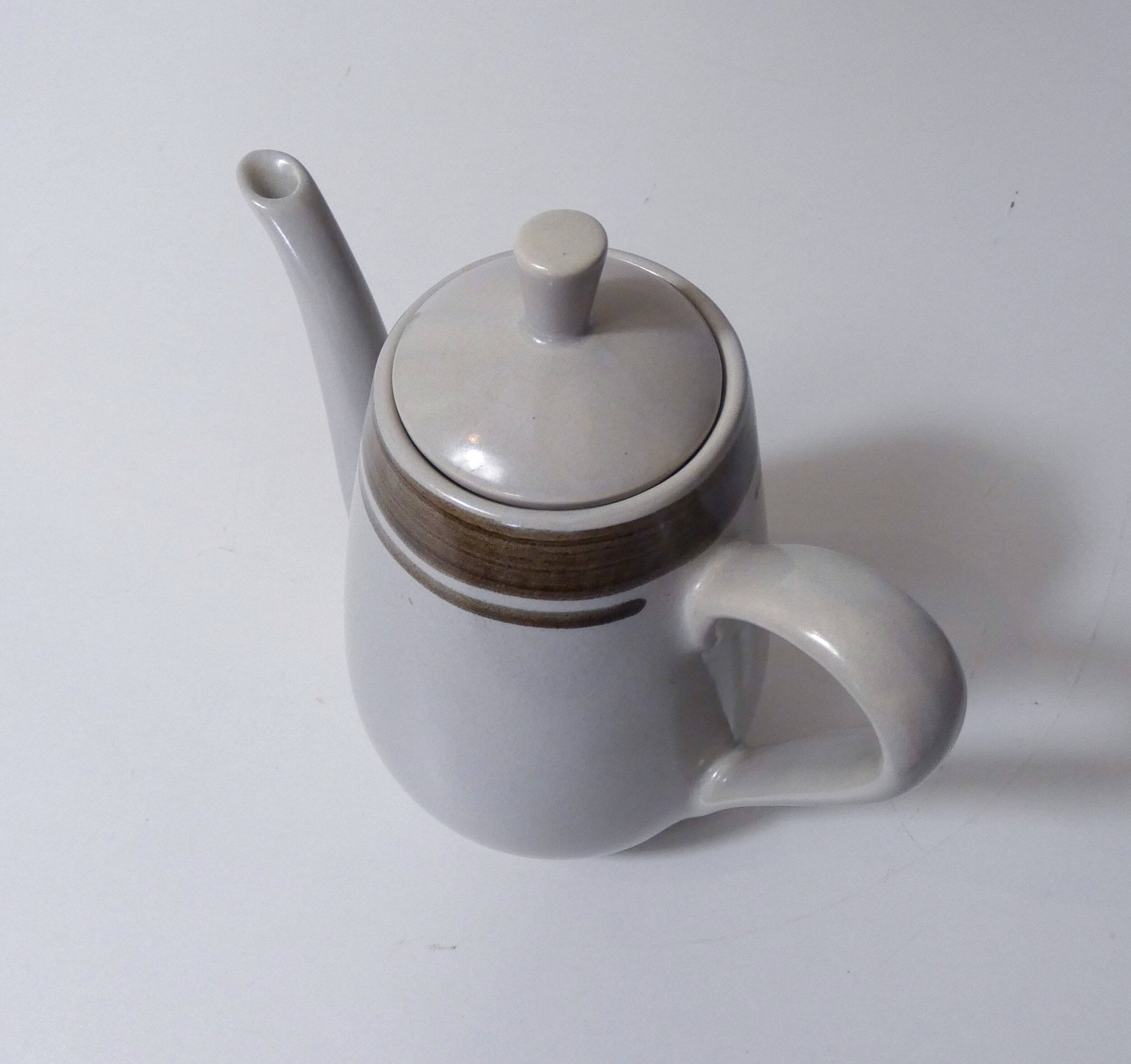 vintage stoneware teapot Longchamp