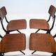Set of 4 chairs by Ynske Kooistra for Marko Holland 1960s