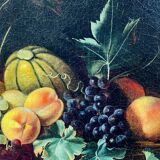 Oil on canvas still life end of 18th
