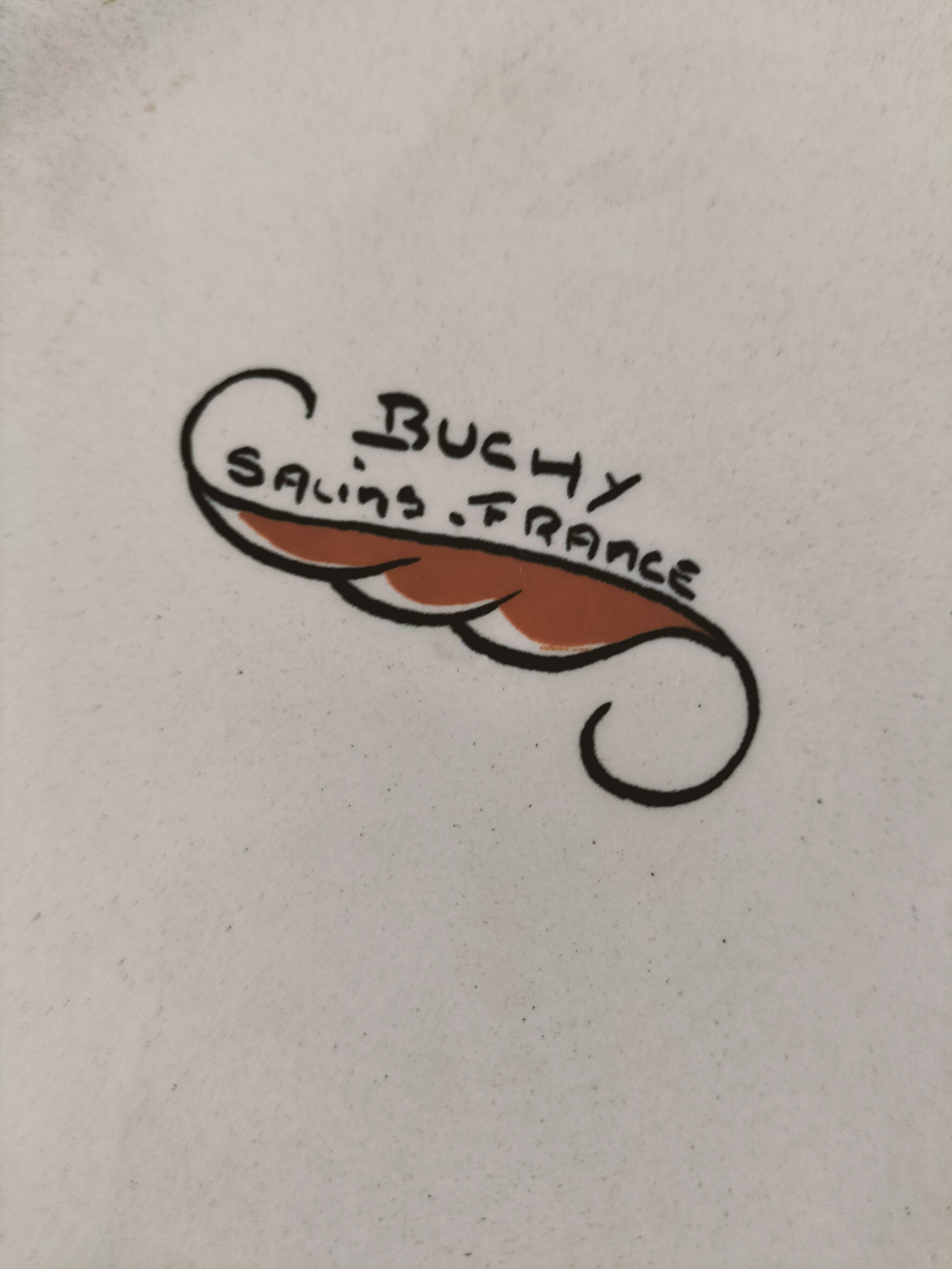 Assiette Buchy Salins France vers 1920–1930