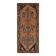 Vintage Turkish Oushak Handmade Wool Cotton Brown Runner Rug 128296