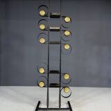 Support à plantes rétro en métal, style brutaliste, Tchécoslovaquie, années 1970