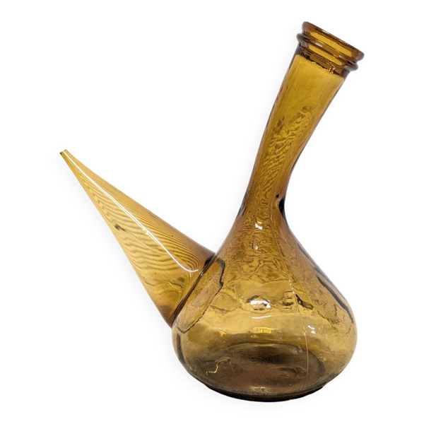 Pourou catalan en verre ambré