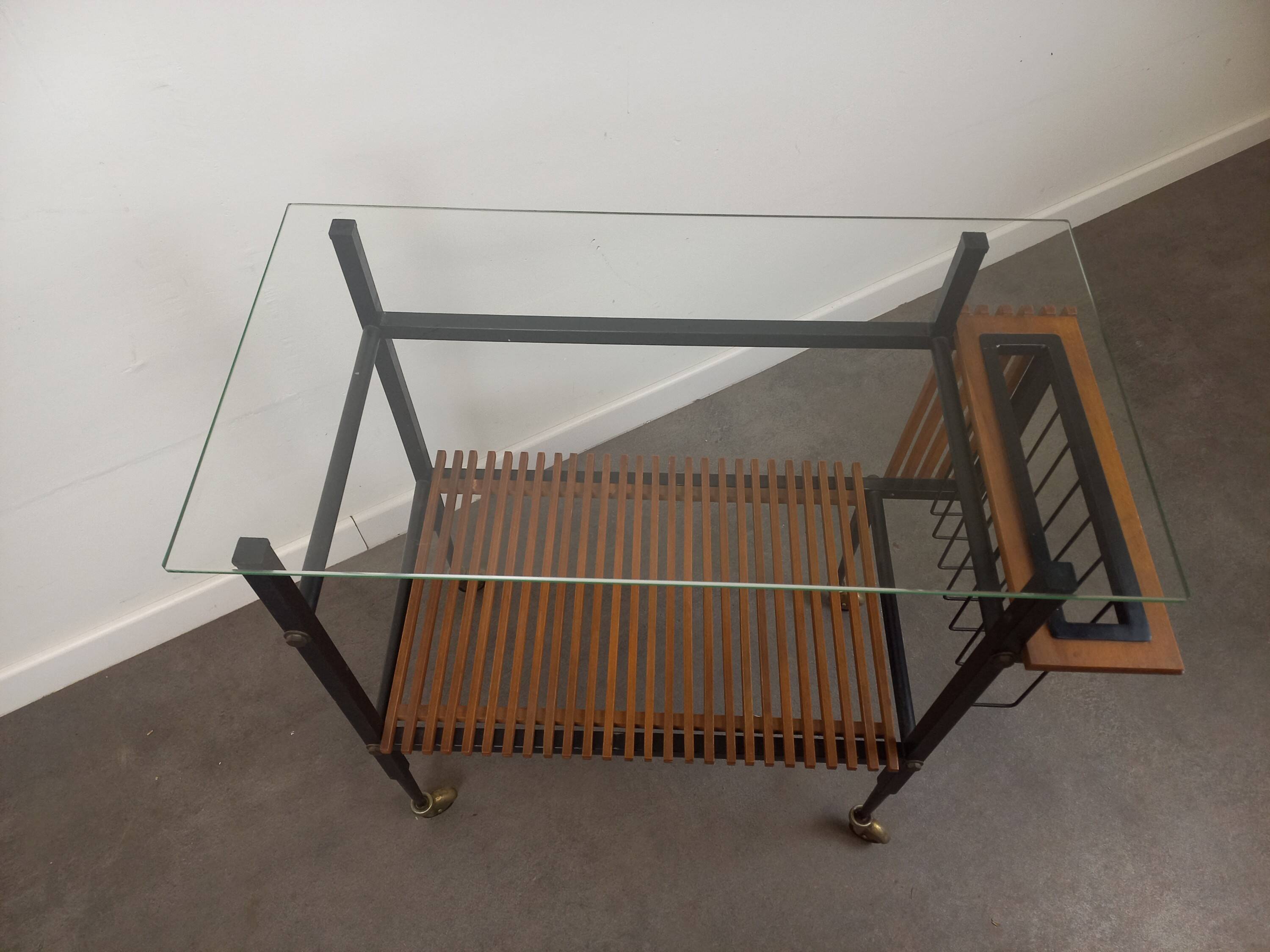 1950s trolley on wheels