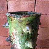 TAMEGROUTE POTTERY VASE IN GLAZED TERRACOTTA