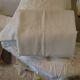 MK monogrammed tablecloth