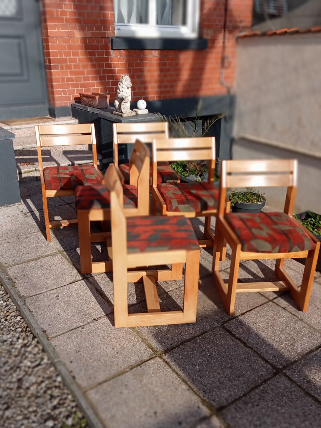 Maison Regain sled chairs