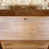 1960s 1970s teak secretary dresser Arne Wahl Iversen for Vinde Møbelfabrik