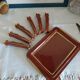 Art Deco ceramic knife rests
