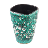 Turquoise lava vase