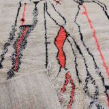 Handmade moroccan berber rug 232 x 145 cm