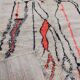 Handmade moroccan berber rug 232 x 145 cm