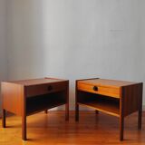 Pair of Scandinavian bedside tables, 1960