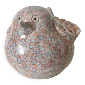 Ceramic bird Virebent flower pick