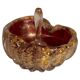 Barovier&Toso Murano "Cordonato d'Oro" Art Glass Bowl and Rare Glass Tamper