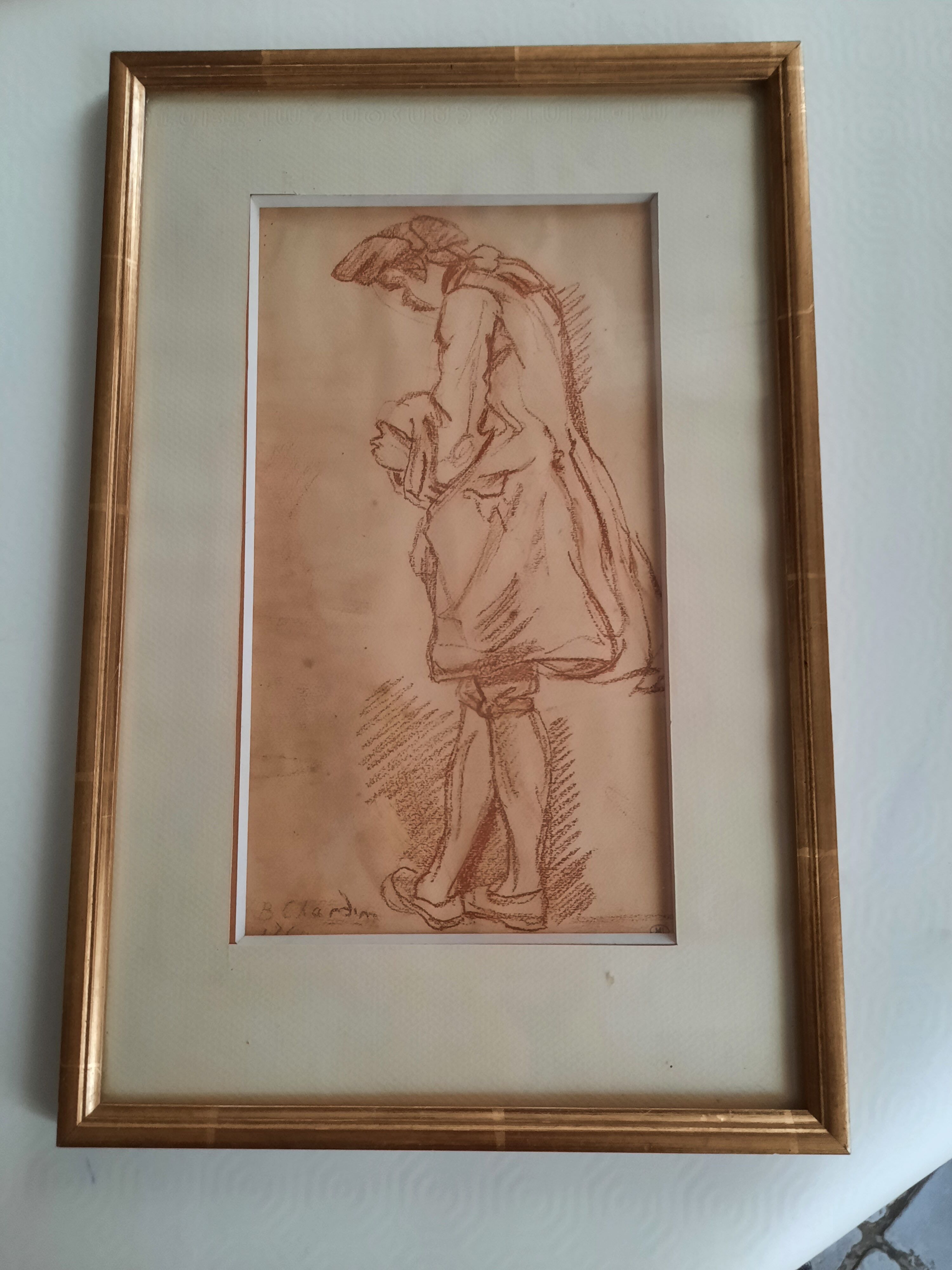 Cadre dessin sanguine