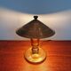 Lampe Art Déco en laiton, années 1920-30
