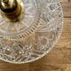 Suspension abat-jour vintage en verre - collection vaisselle -