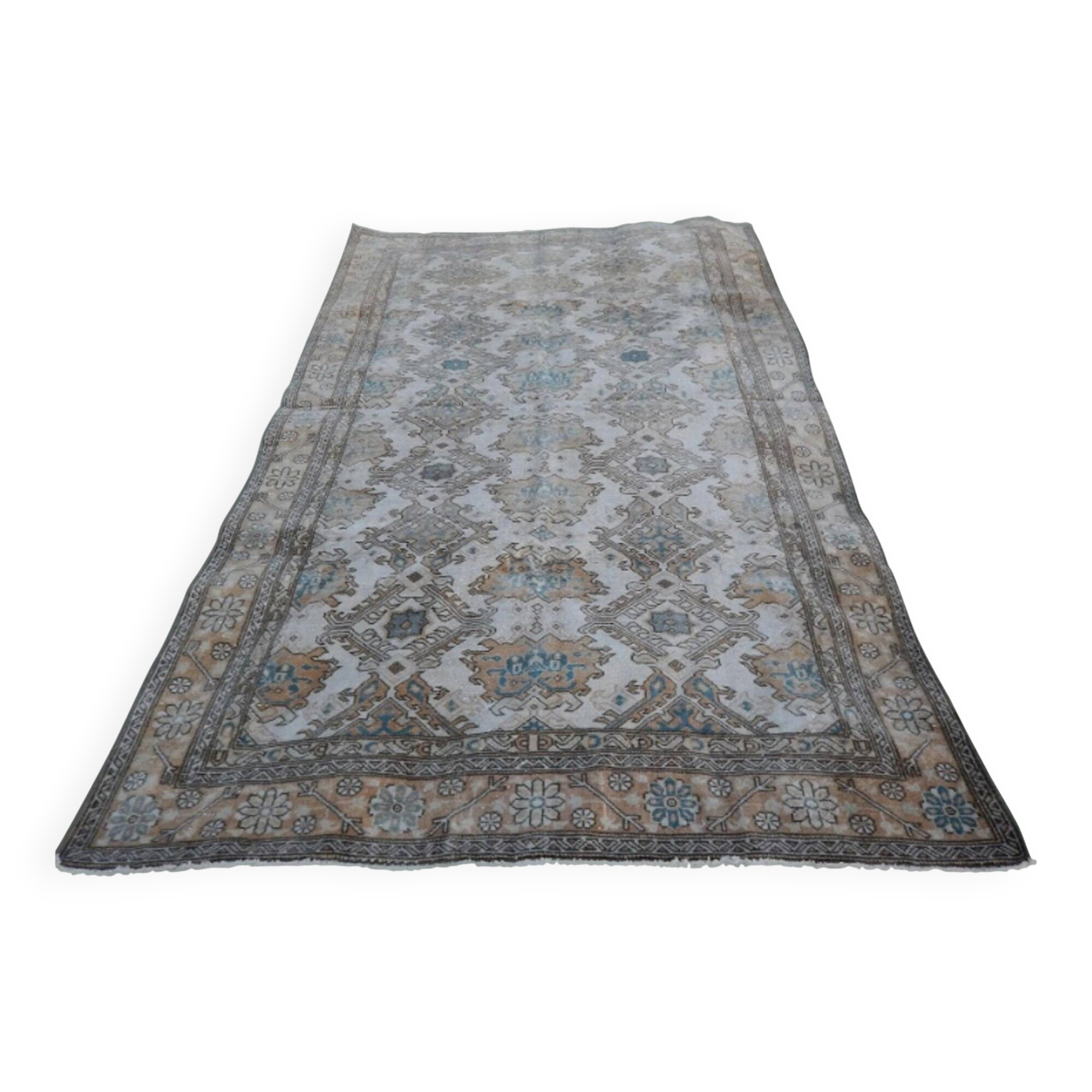 Vintage handmade Turkish rug 145x270 cm