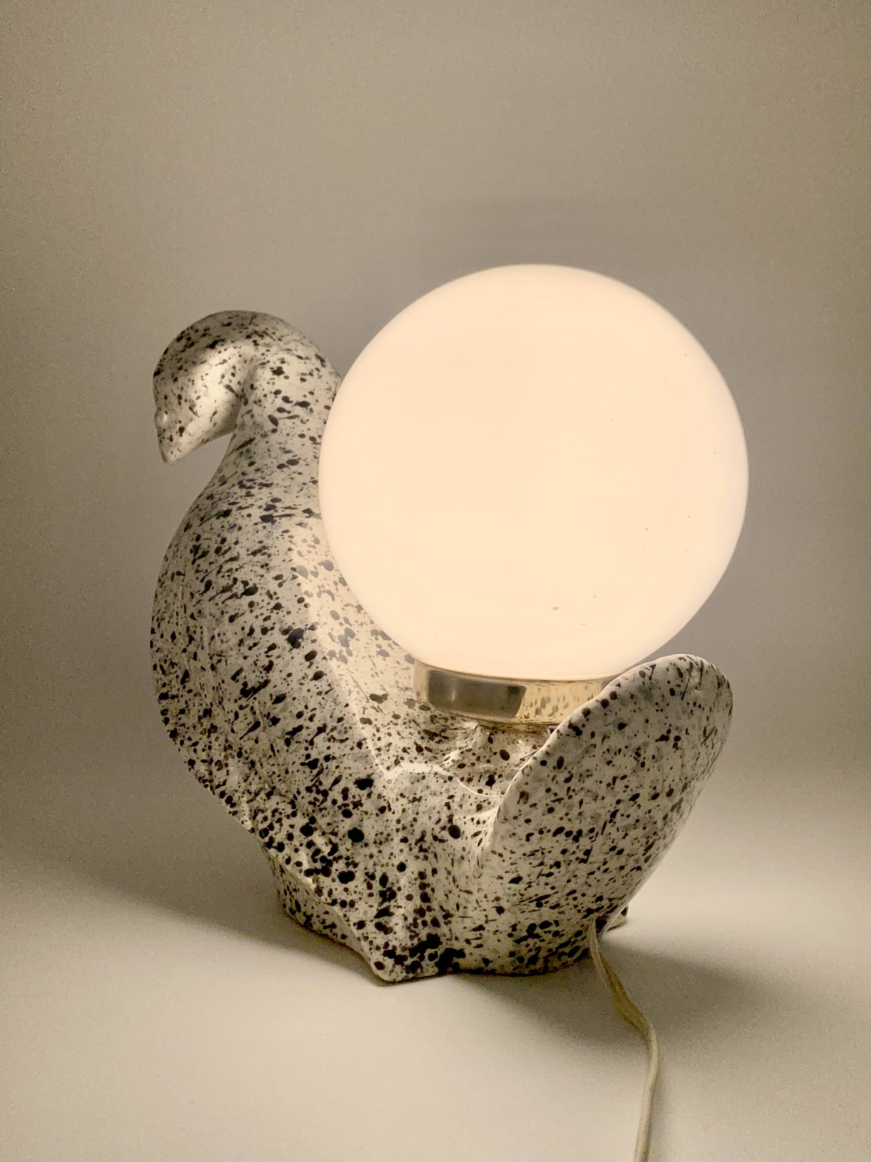 Vintage bird lamp, 1970