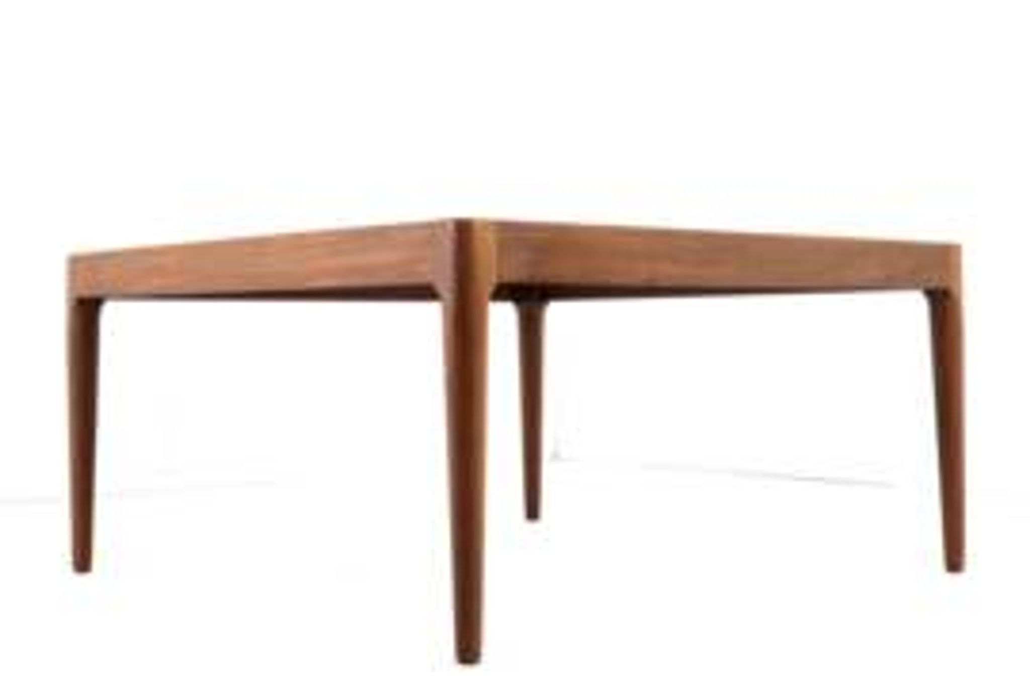 Square coffee table with reversible top 'Hilleberg' - mid-century modern style
