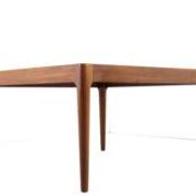Square coffee table with reversible top 'Hilleberg' - mid-century modern style