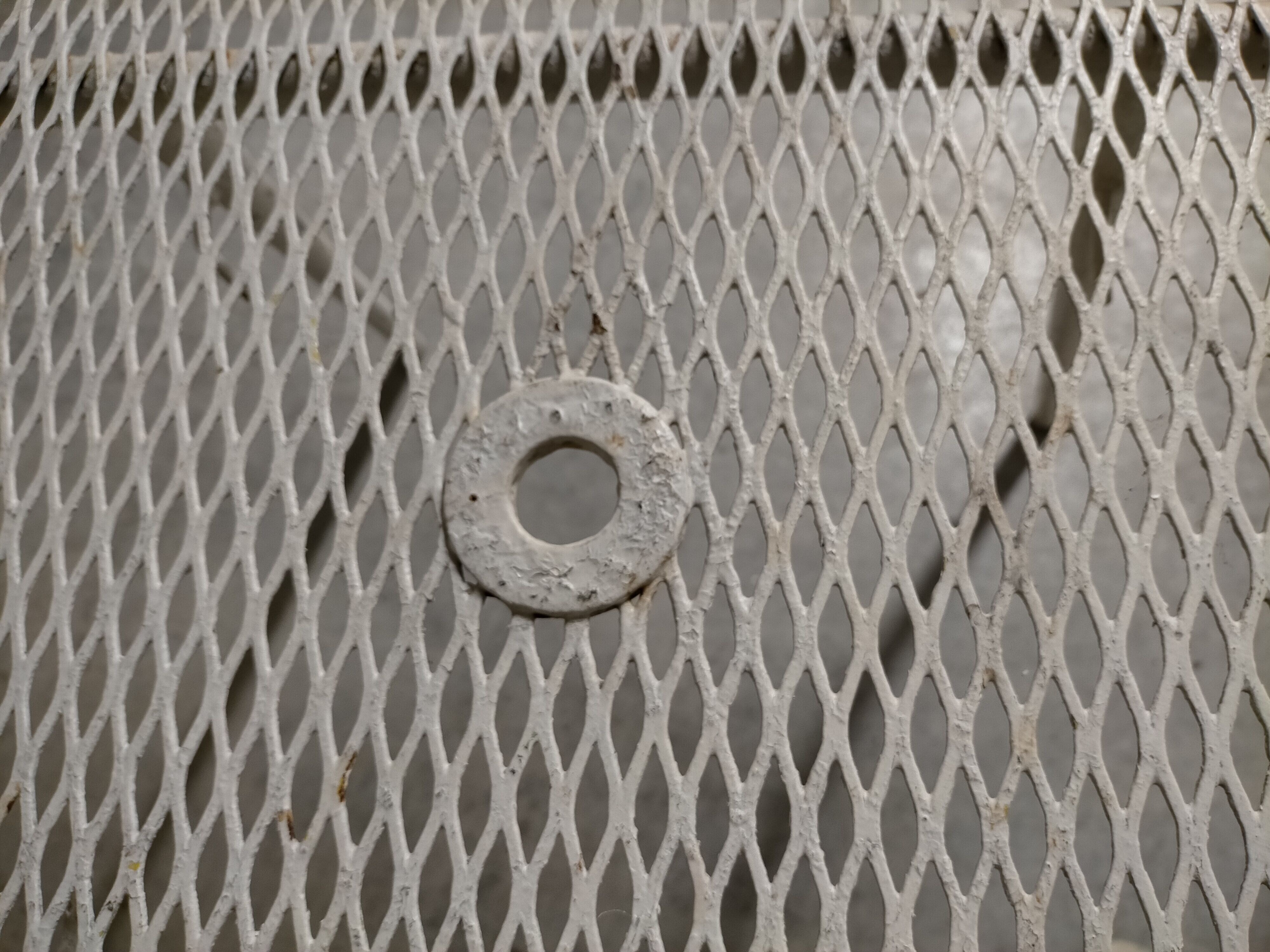 René Malaval vintage perforated metal garden furniture Seducta 1950s