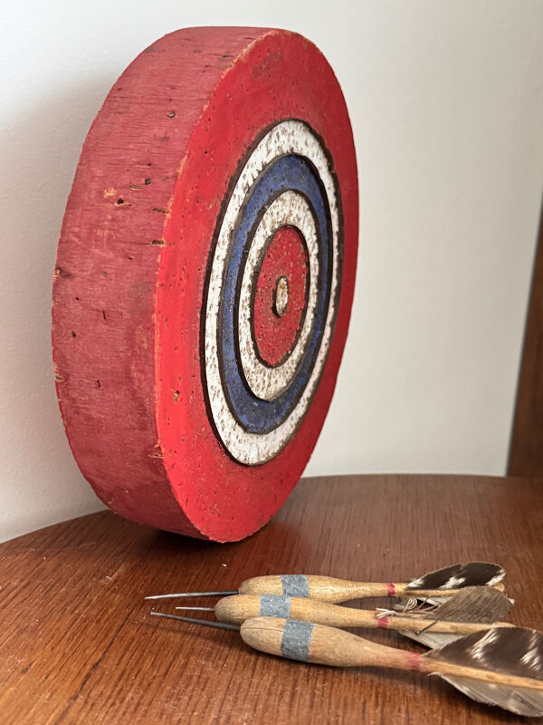 Jeu de fléchettes vintage