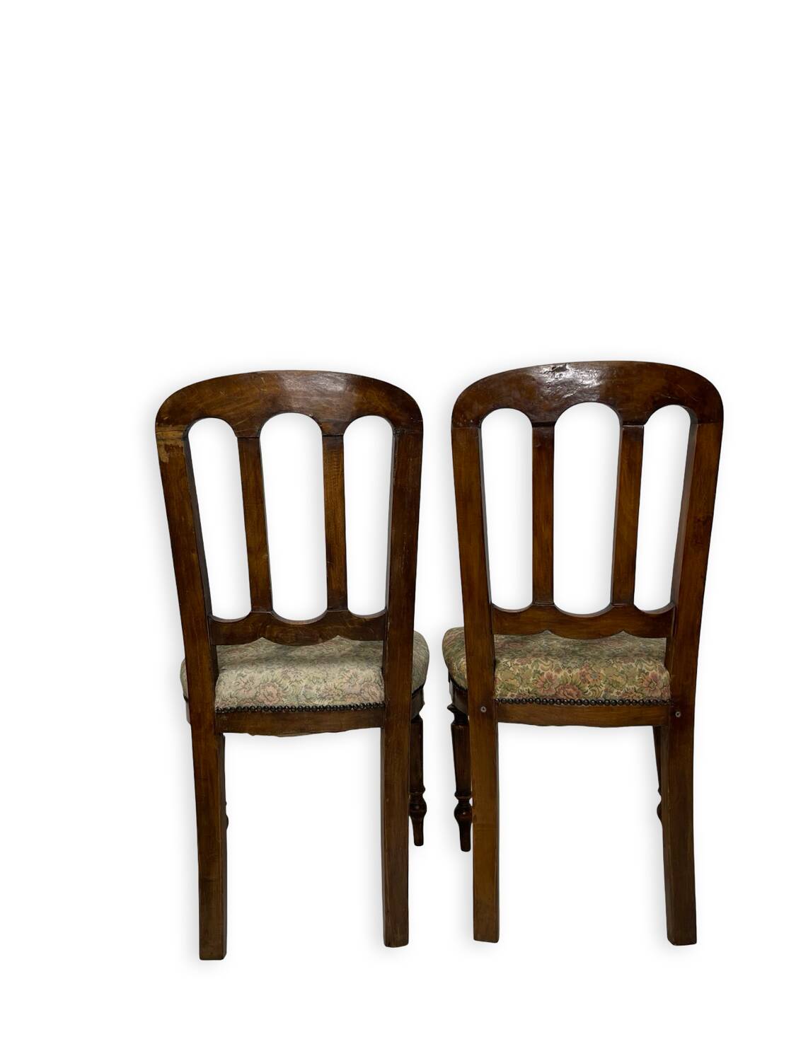 Ensemble de quatre chaises de style Umbertine