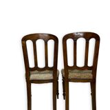 Ensemble de quatre chaises de style Umbertine