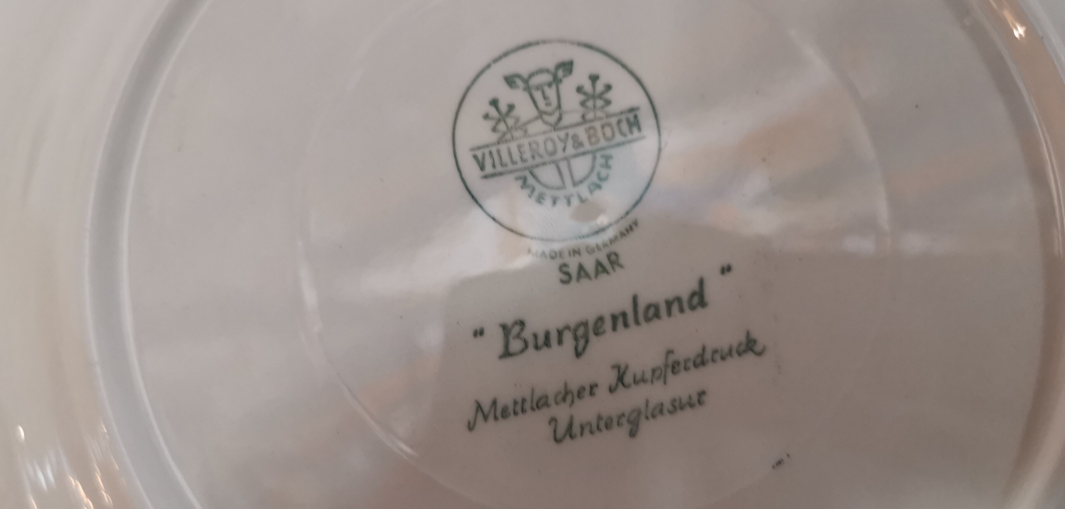 4 dessert plates Villeroy and Boch "Burgenland"