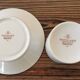 2 tasses à café et sous-tasses Haviland Limoges Nankin