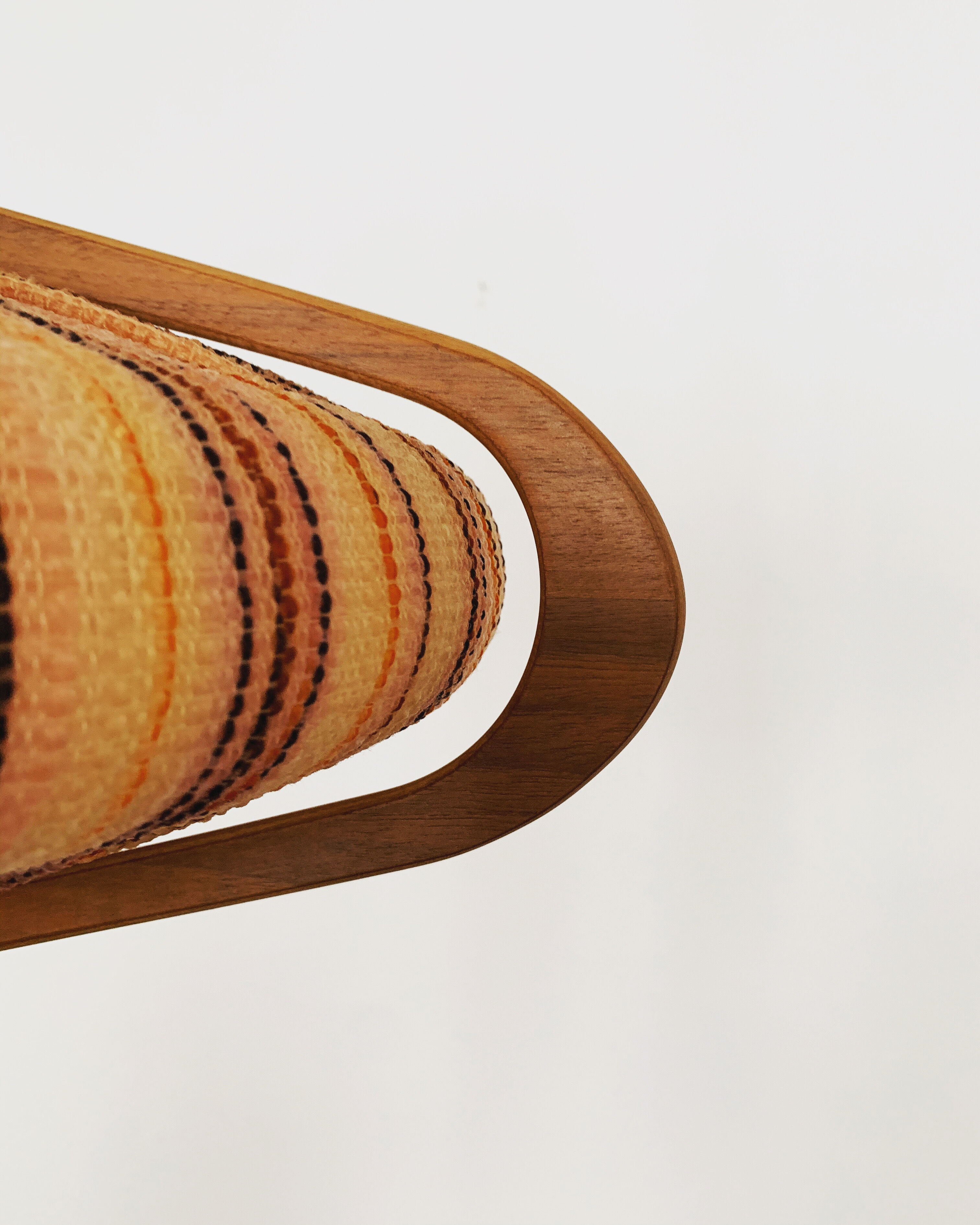 Walnut pendant lamp by Temde