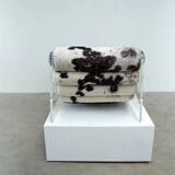 1970s French plexiglass lounge chair