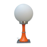 Vintage bedside lamp design orange 1960